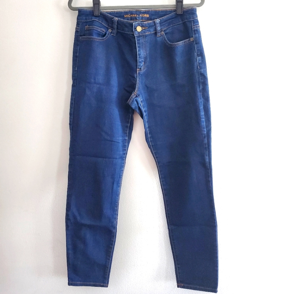 Michael Kors Dark Wash Skinny Jeans